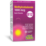 Natural Factors B12 Methylcobalamin 1000 mcg 90ct