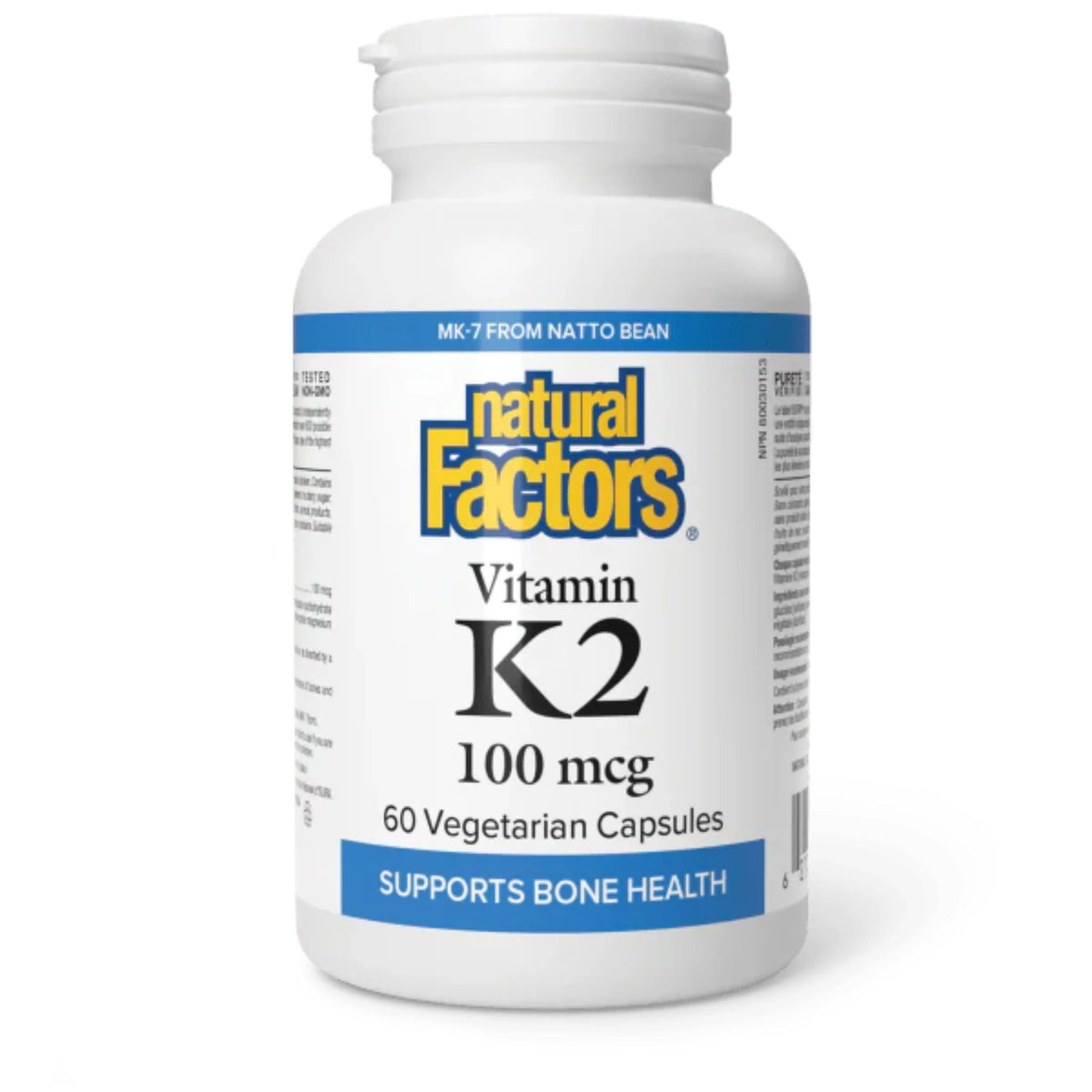 Natural Factors Vitamin K2 100 mcg 60vc