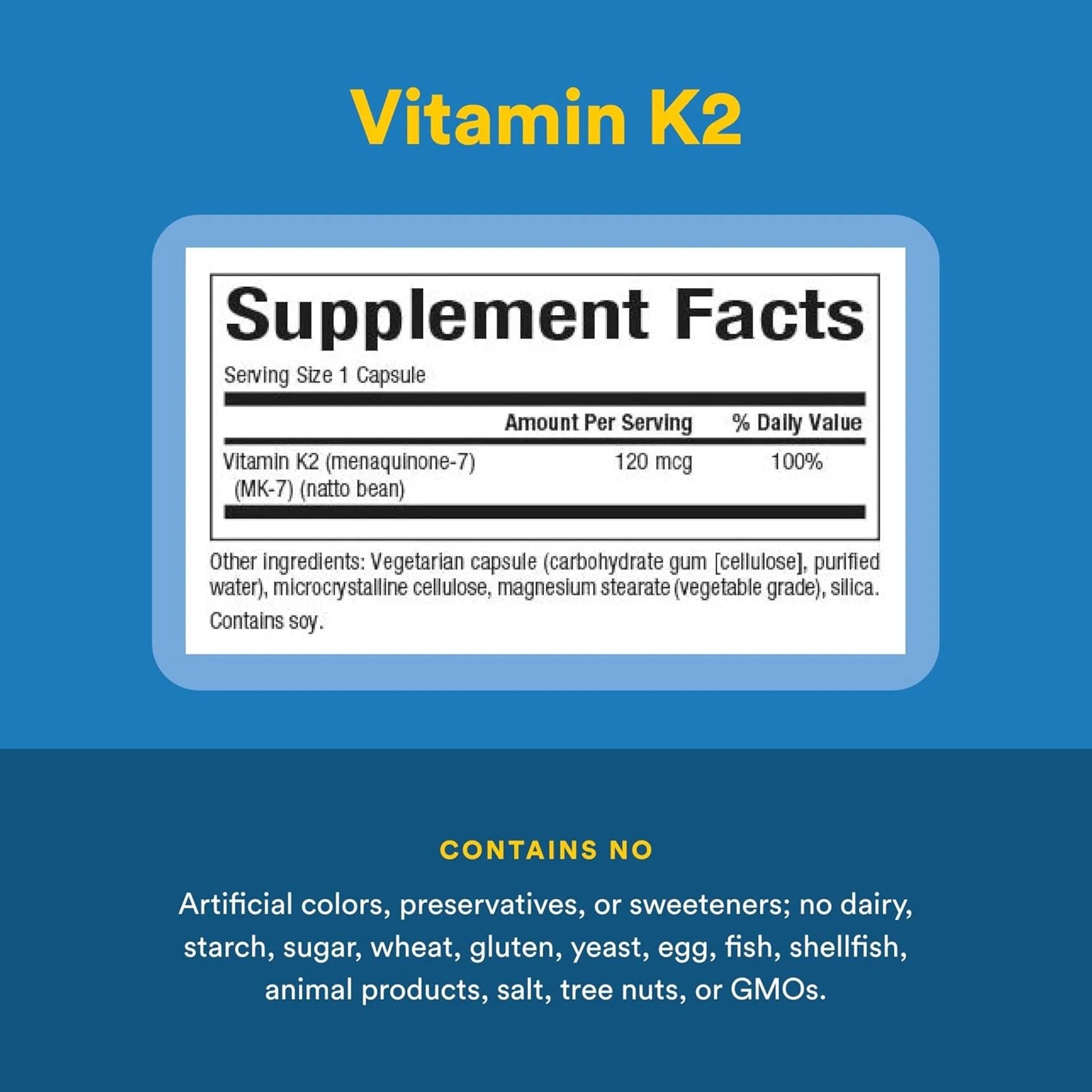 Natural Factors Vitamin K2 100 mcg 60vc