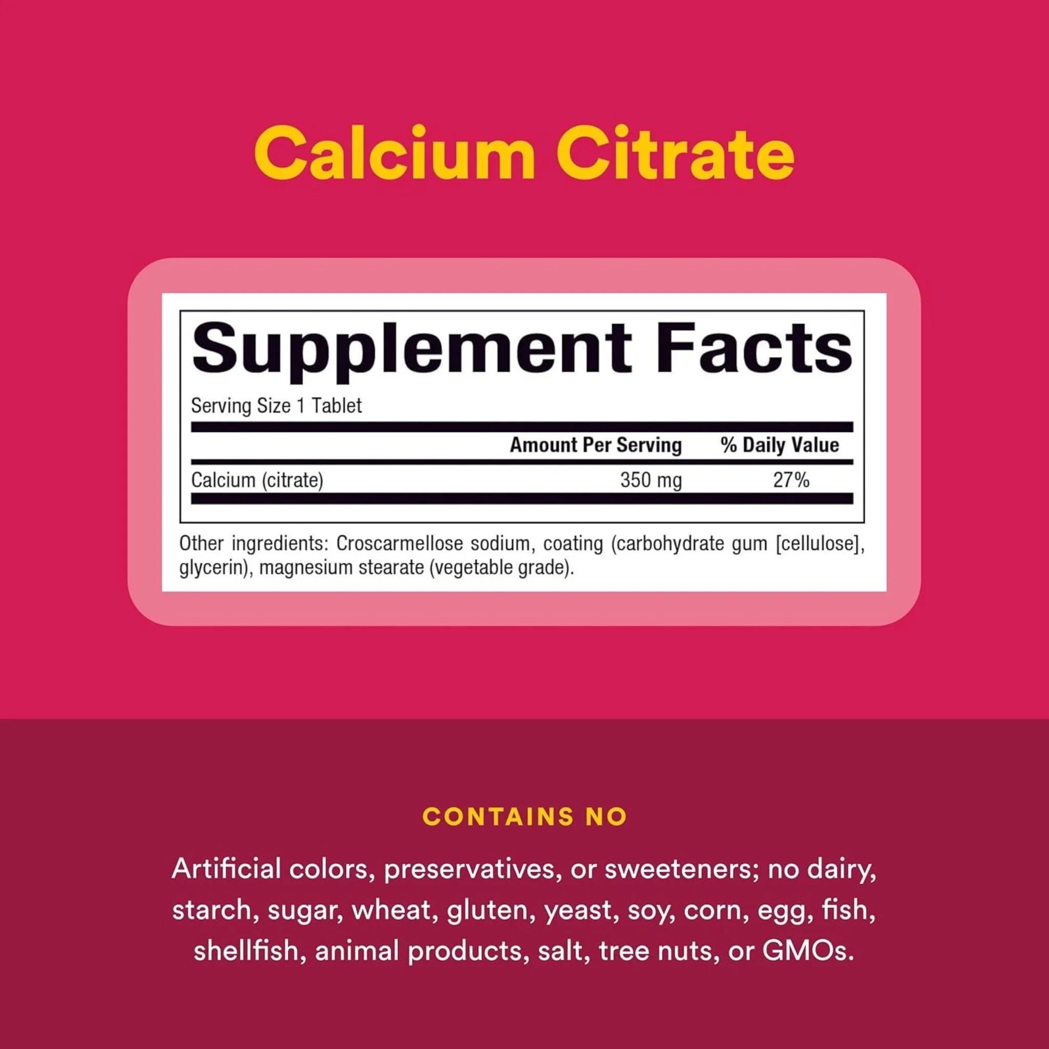 Natural Factors Calcium Factor+ Citrate 350 mg 90t