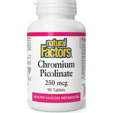 Natural Factors Chromium Picolinate 250mg 90 Tablets