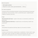 Natural Factors Magnesium Oxide 250 mg 90c