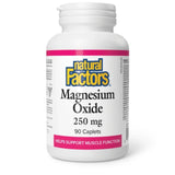 Natural Factors Magnesium Oxide 250 mg 90c