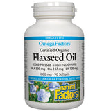 Natural Factors Flaxseed Oil 90 Softgels