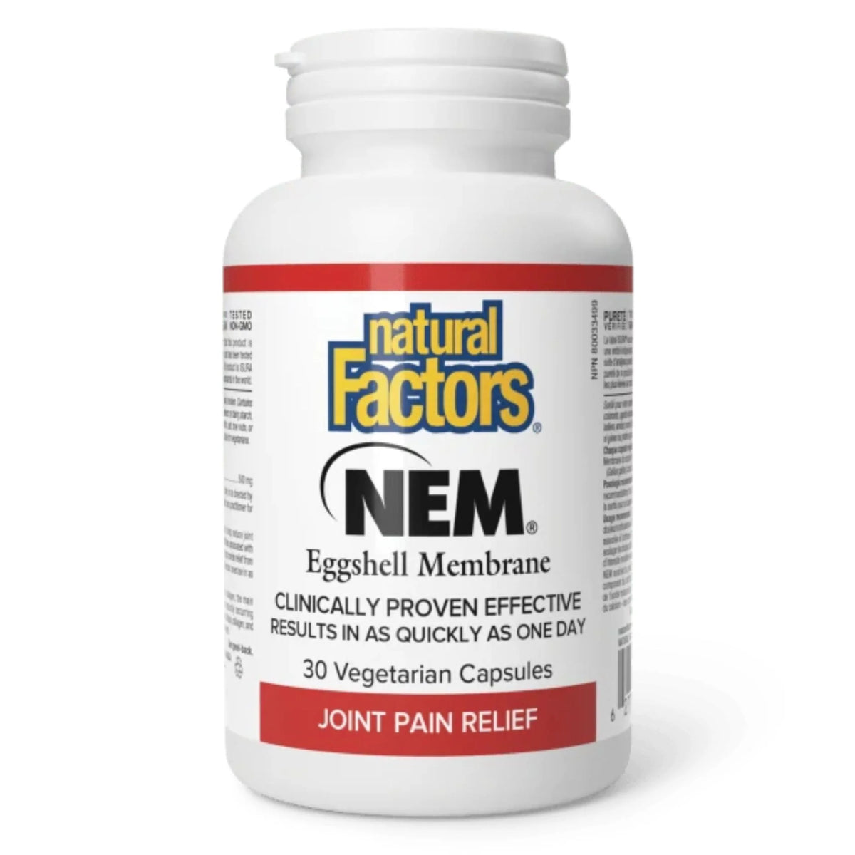 Natural Factors NEM Eggshell Membrane 500 mg (30 Veg Caps)