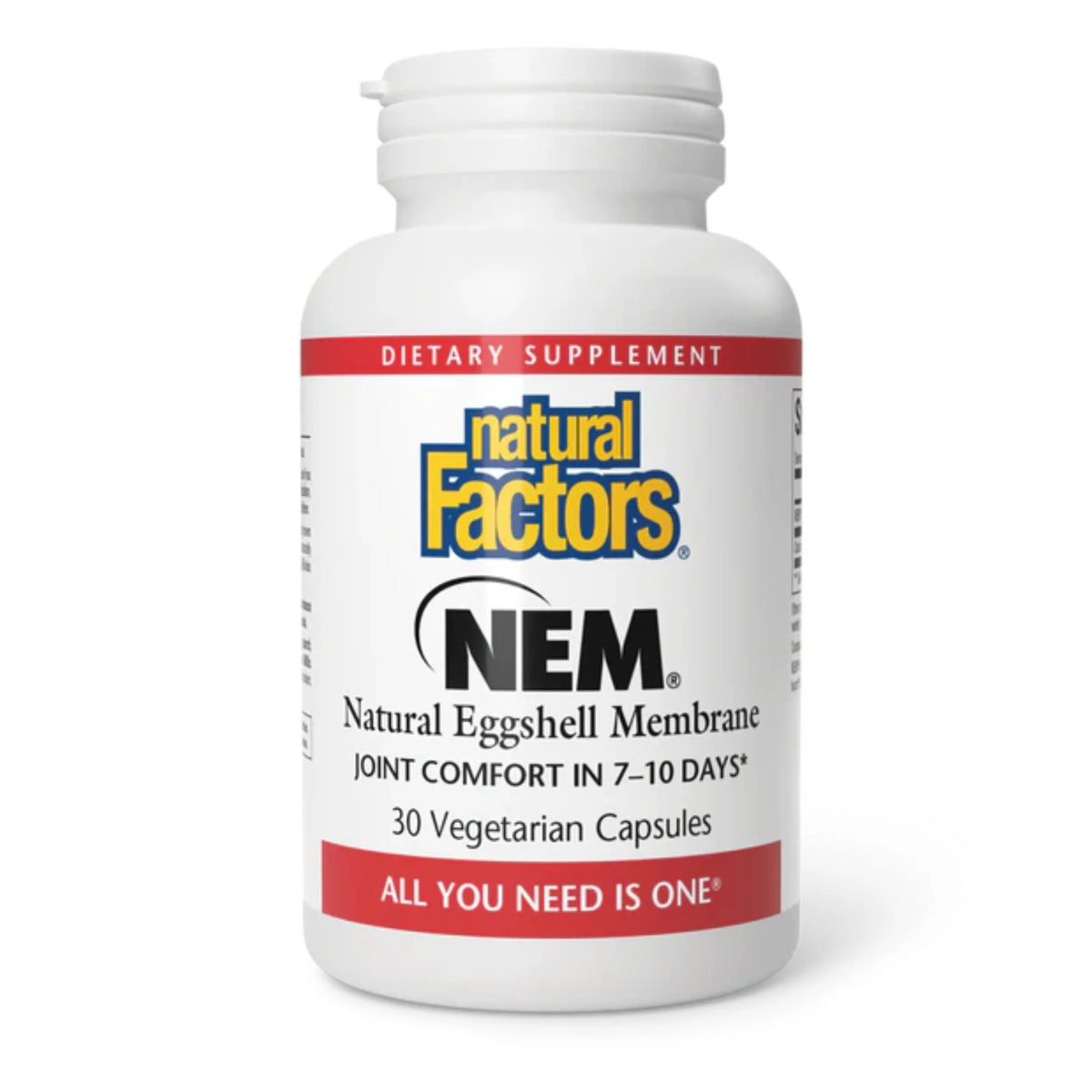 Natural Factors NEM Eggshell Membrane 500 mg 60c - Nature's Source Inc