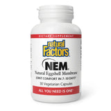 Natural Factors NEM Eggshell Membrane 500 mg 60c - Nature's Source Inc