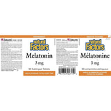 Natural Factors Melatonin 3 mg Peppermint 90st
