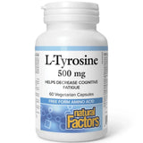 Natural Factors L-Tyrosine 500mg 60 Capsules