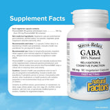 Natural Factors GABA 100 mg 90vc
