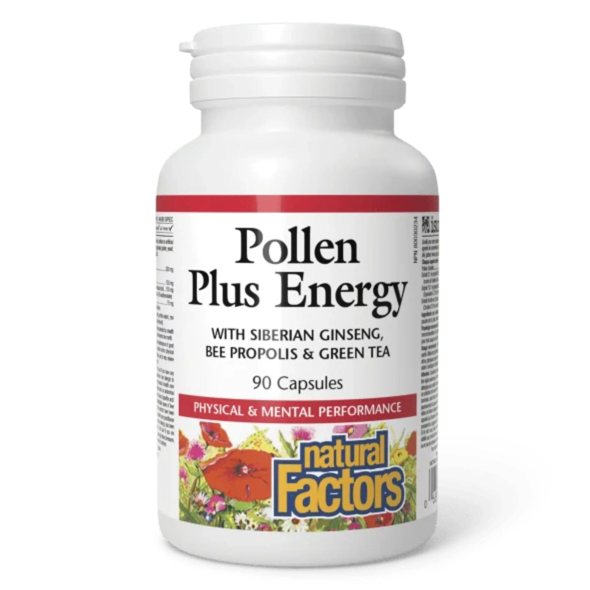 Natural Factors Pollen Plus Energy 90c