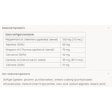 Natural Factors Peppermint Oil 60 Enteric-Coated Softgels
