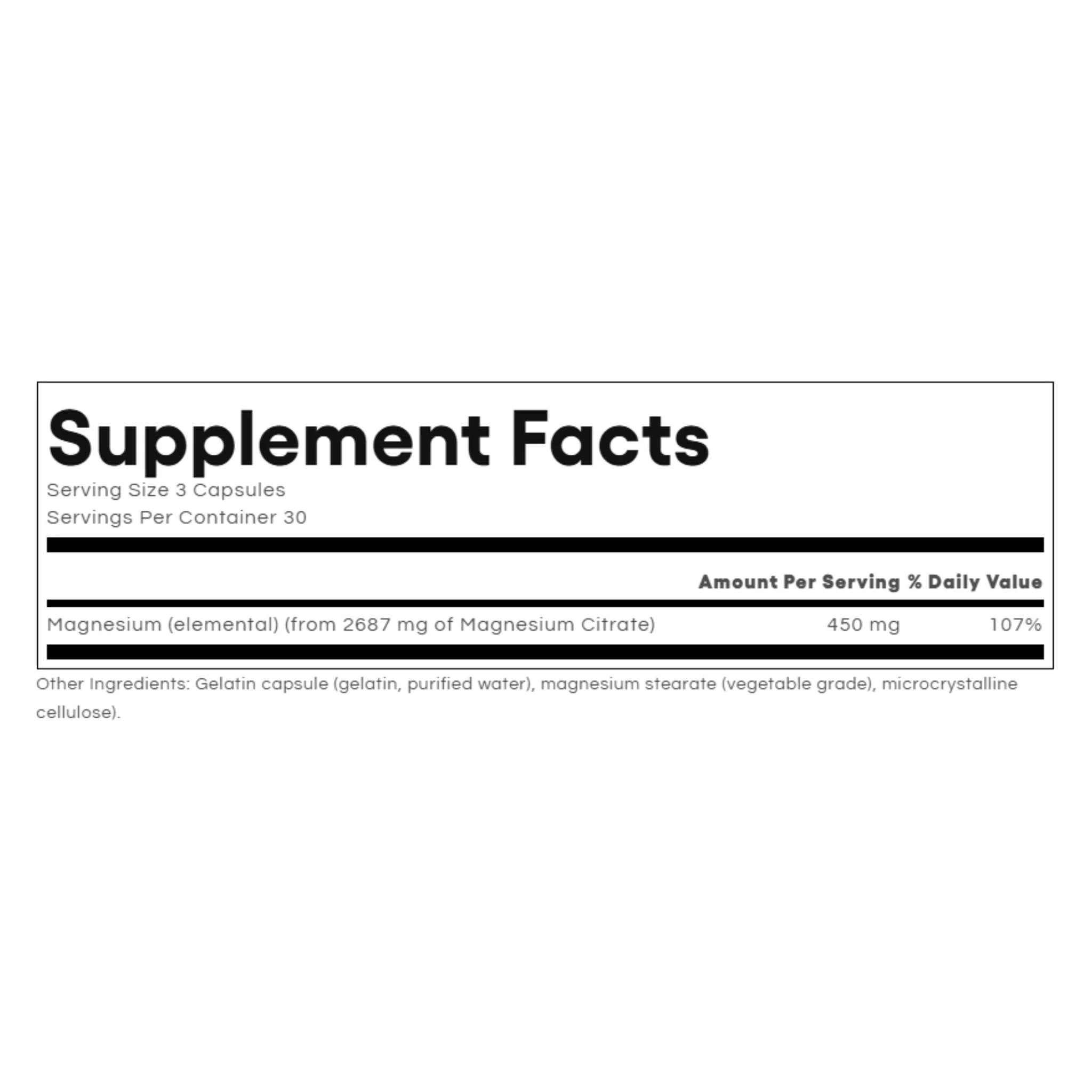 Natural Factors Magnesium Citrate 150MG 210C Bonus Size - Nature's Source Inc