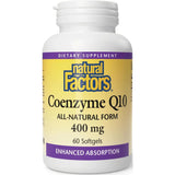 Natural Factors CoQ10, 400mg 60 Softgels