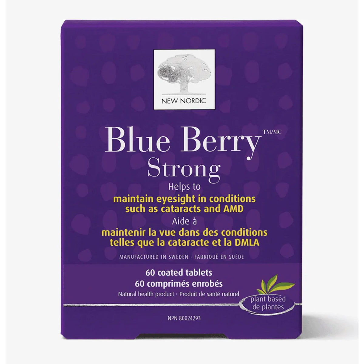 New Nordic Blue Berry Strong-60 tabs 60 tablets