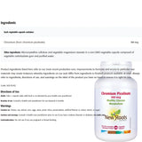 New Roots Chromium Picolinate 500 Mcg 100 Capsules