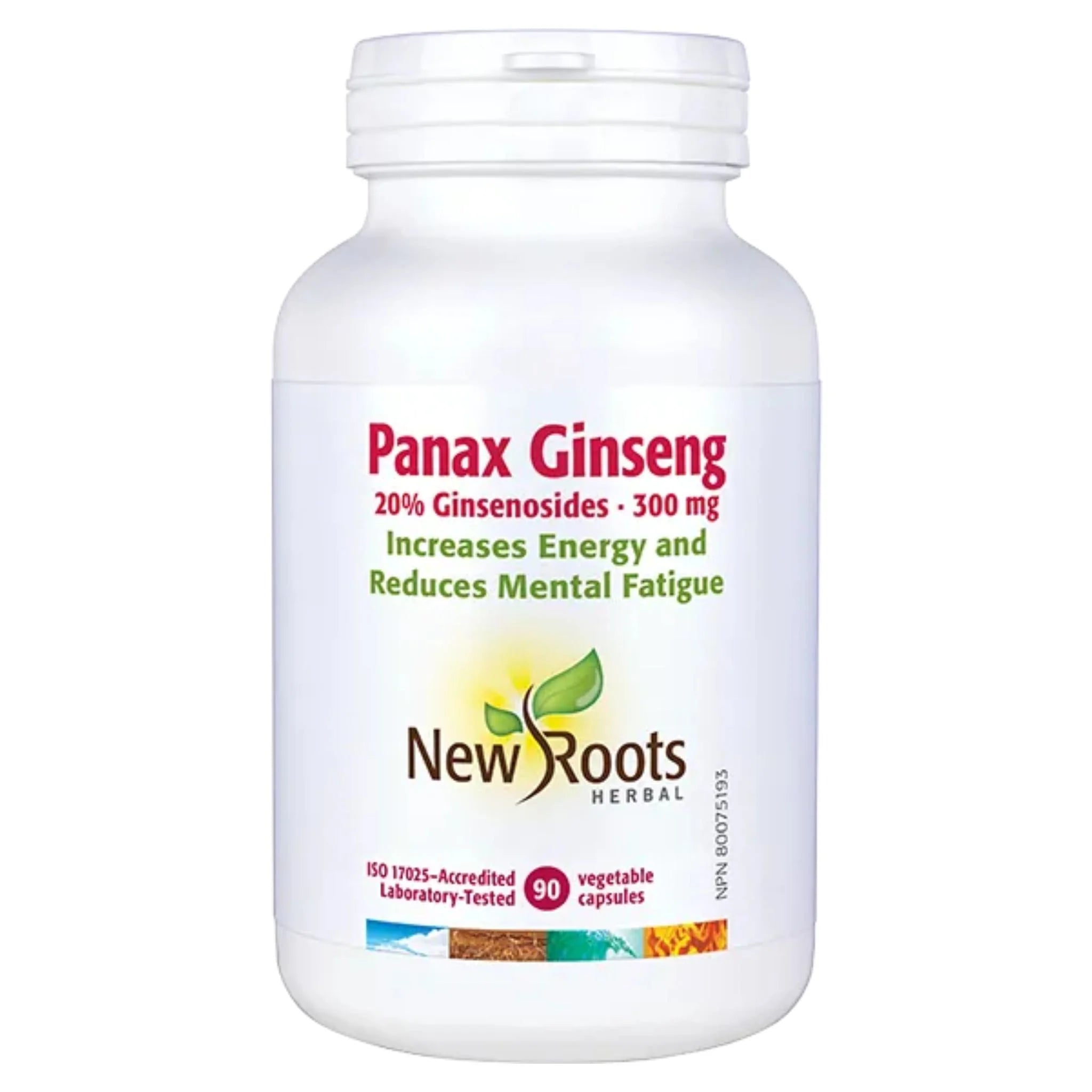 New Roots Panax Ginseng 300 Mg 90C - Nature's Source Inc