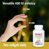 New Roots Vitamin E8 400 IU 60 Softgels