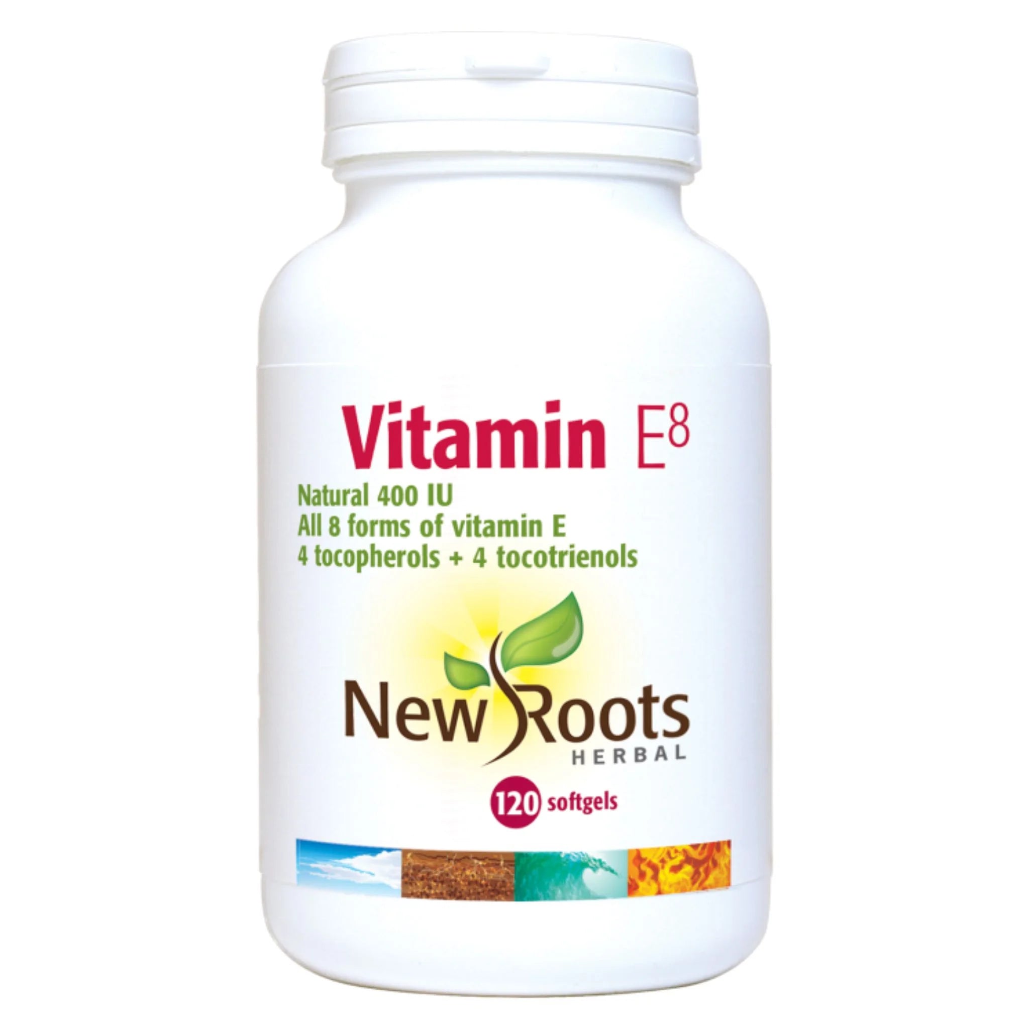 New Roots Vitamin E8 400 Iu 120Sg - Nature's Source Inc