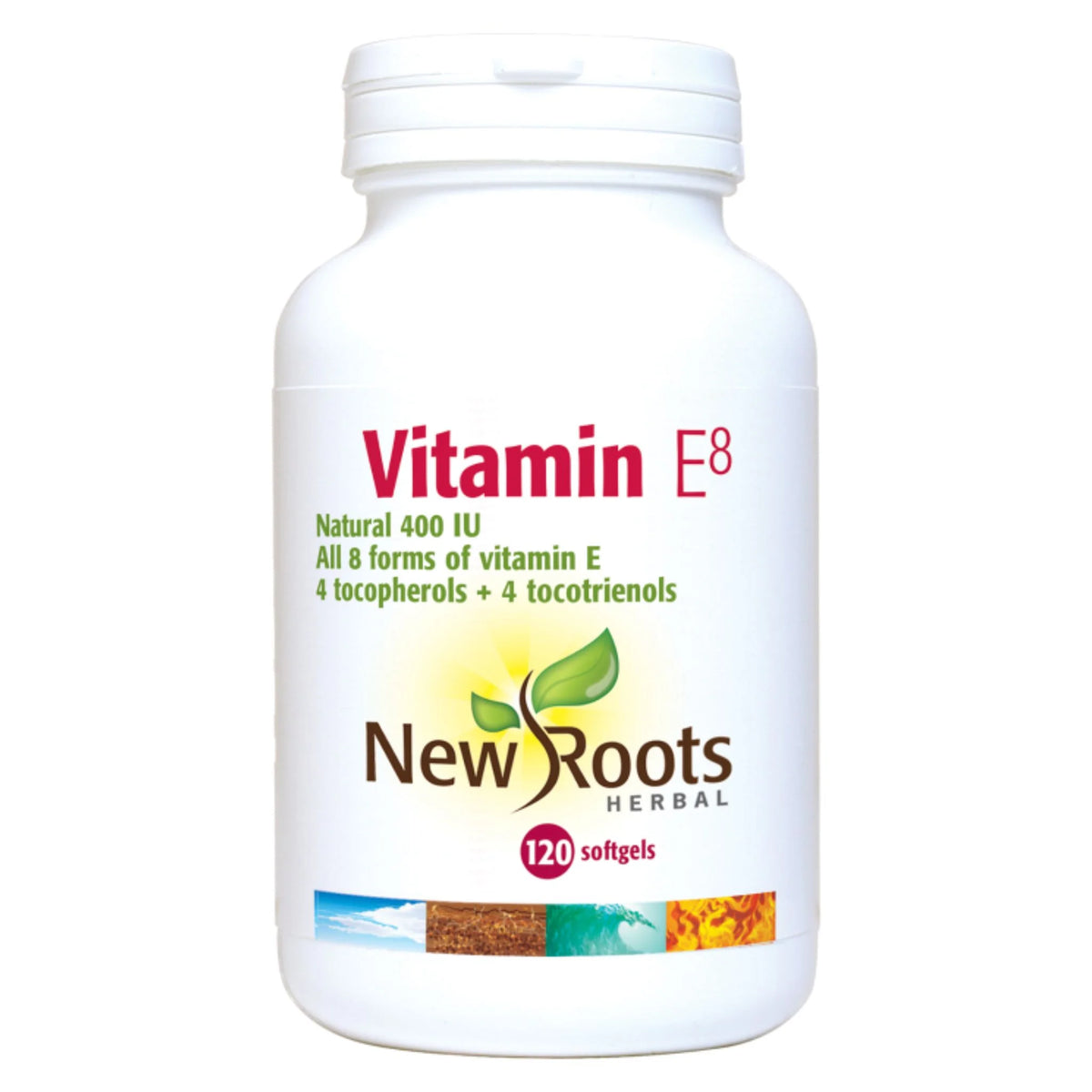 New Roots Vitamin E8 400 Iu 120Sg - Nature's Source Inc