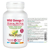 New Roots Wild Omega 3 EPA 660mg DHA 330mg 60 Softgels