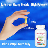 New Roots Wild Omega 3 EPA 660mg DHA 330mg 60 Softgels