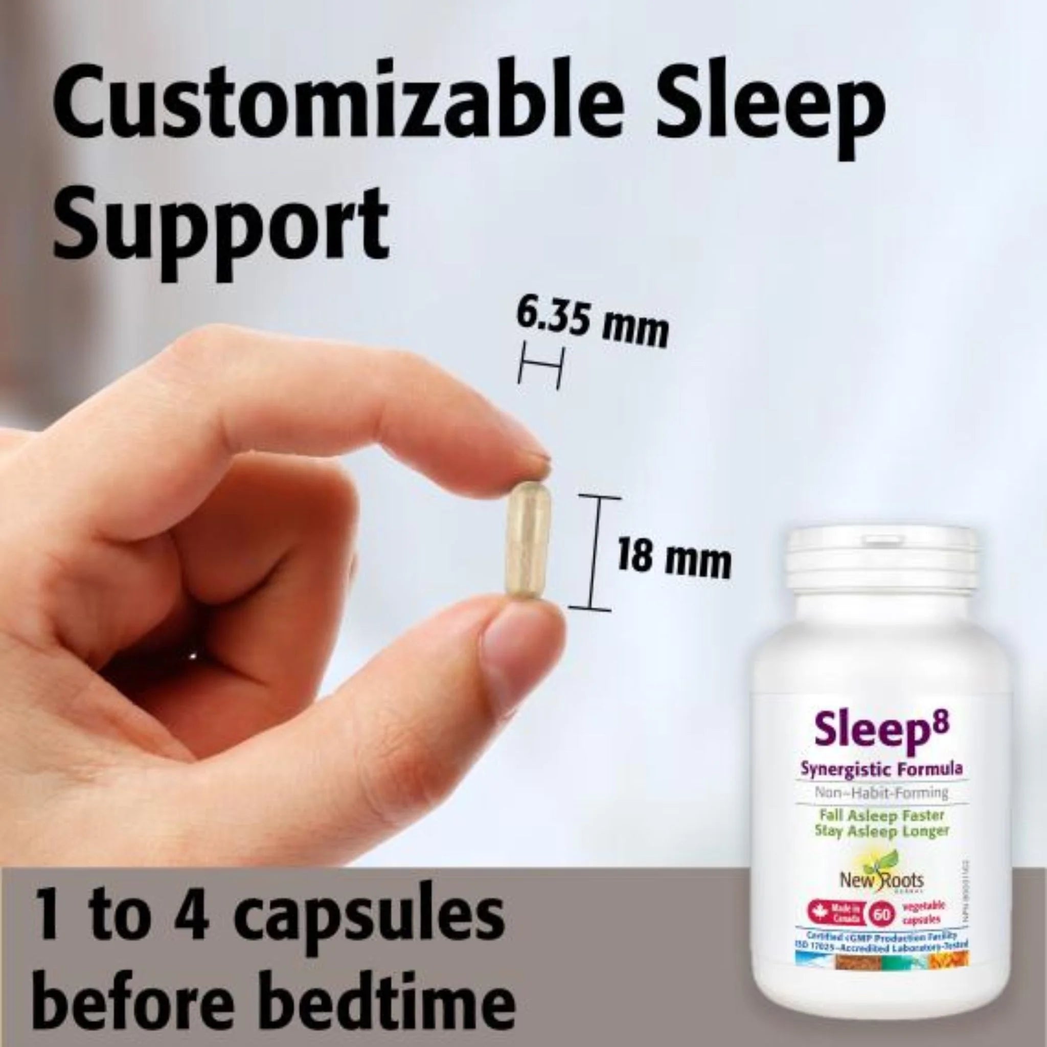 New Roots Herbal Sleep 8 - 60 Veg Capsules