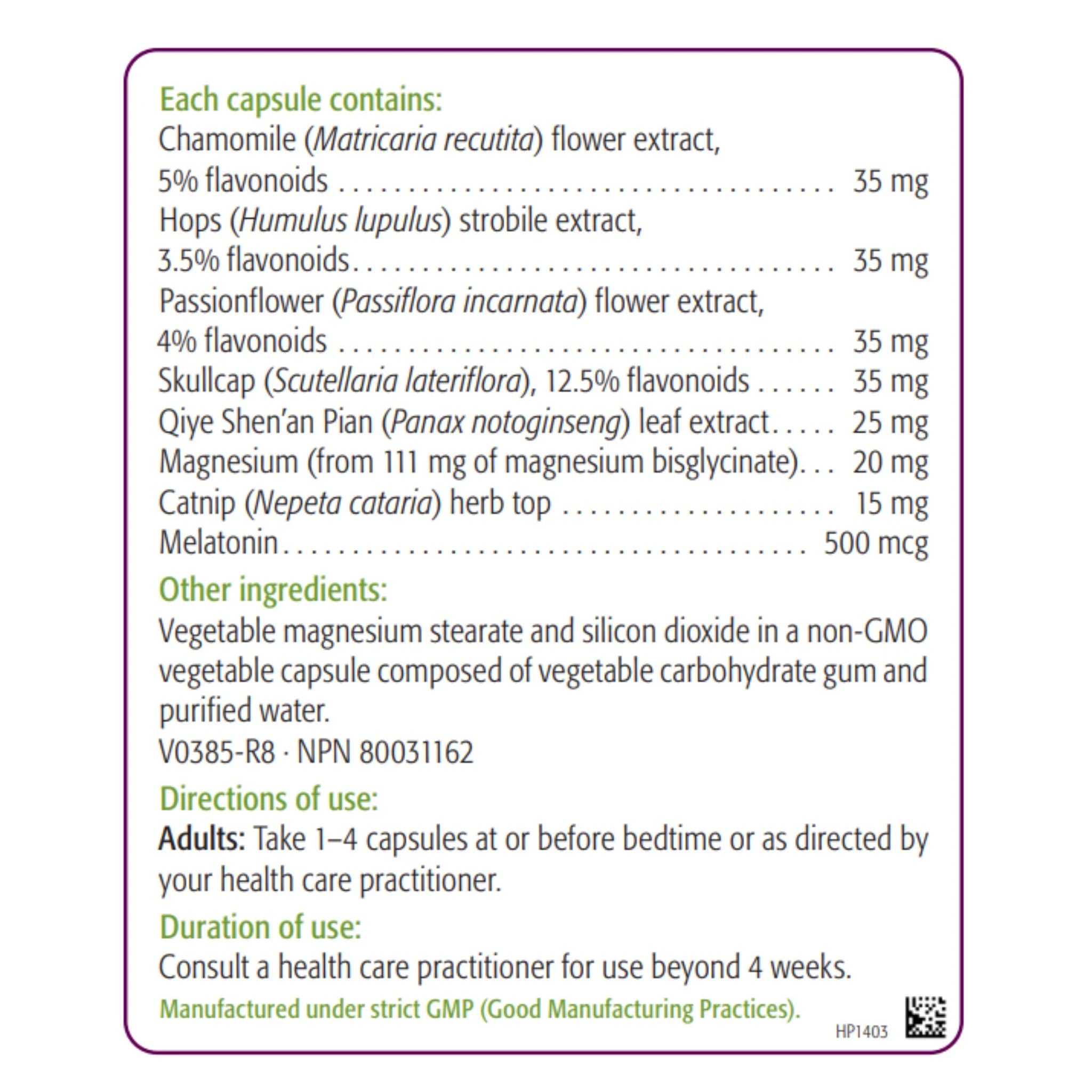 New Roots Herbal Sleep 8 - 60 Veg Capsules