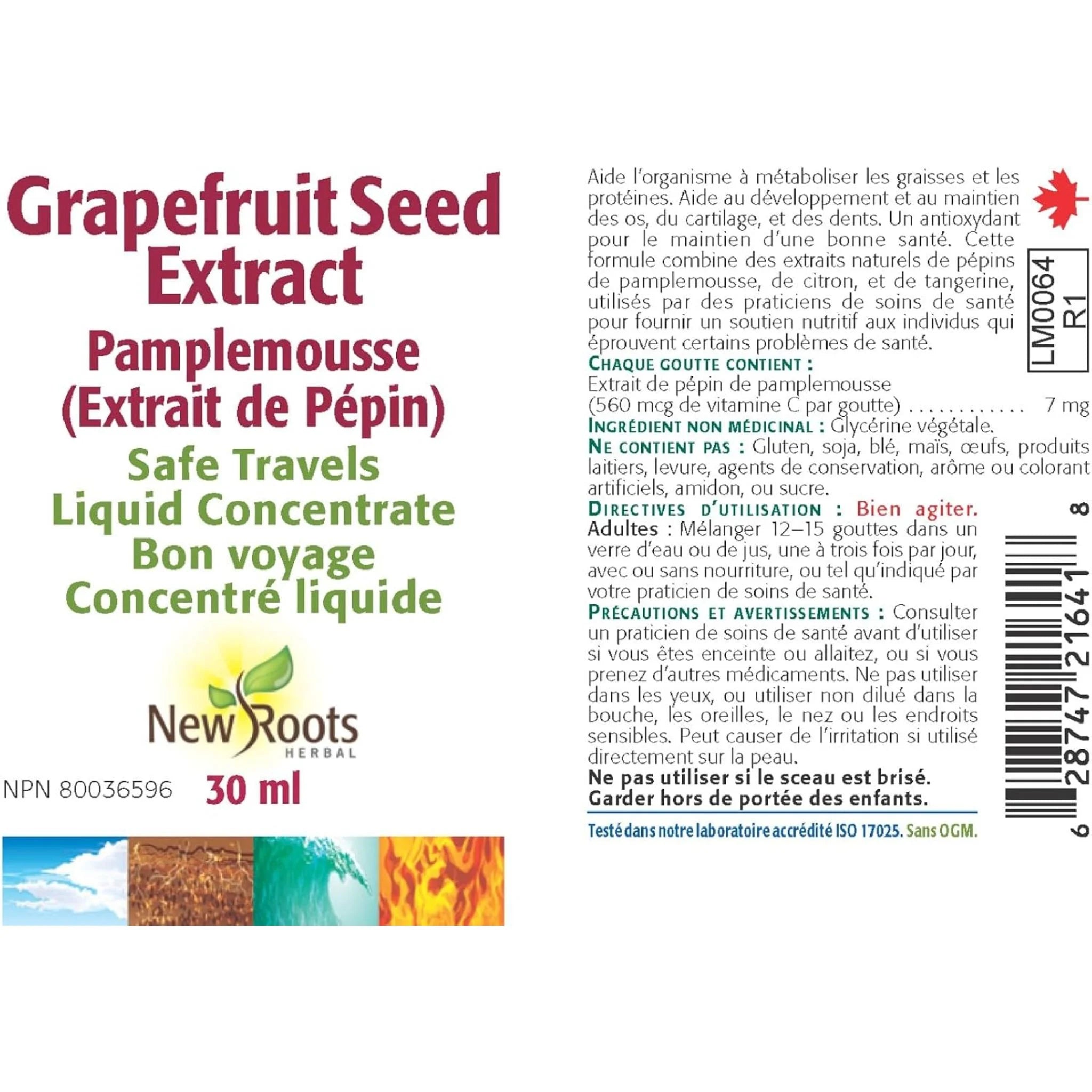 New Roots Herbal Grapefruit Seed Extract - 30ml