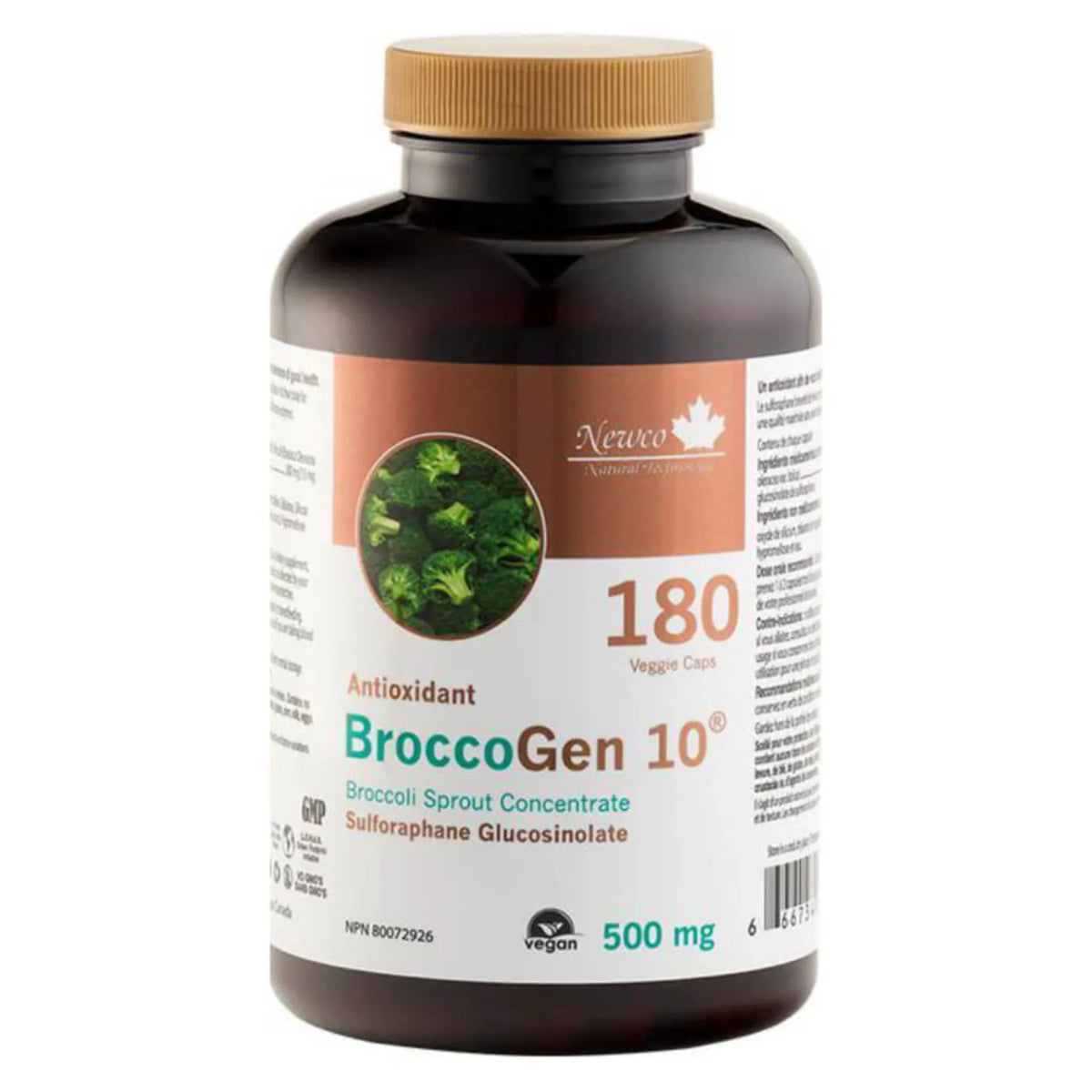 BroccoGen 10 Sulforaphane 180 Veg-Caps