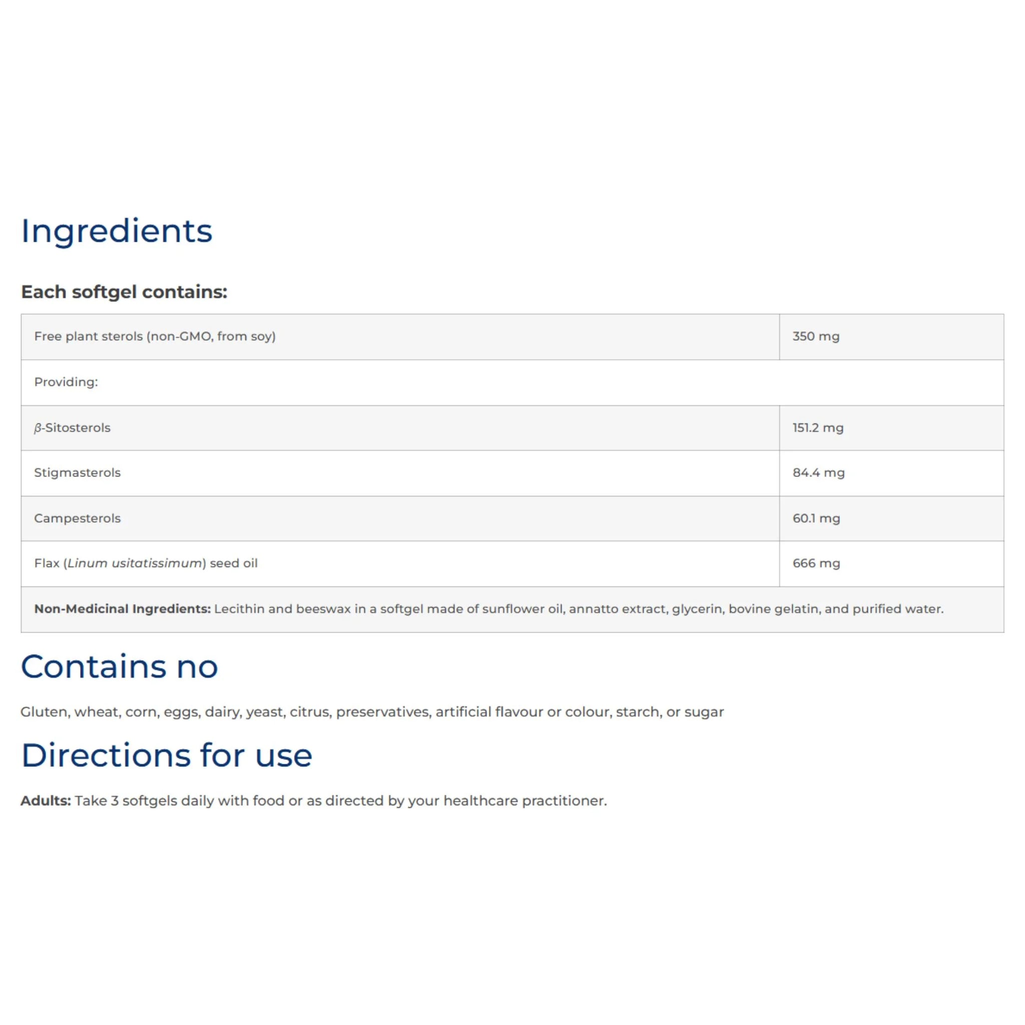 NFH Chol SAP-15, 120 Softgels
