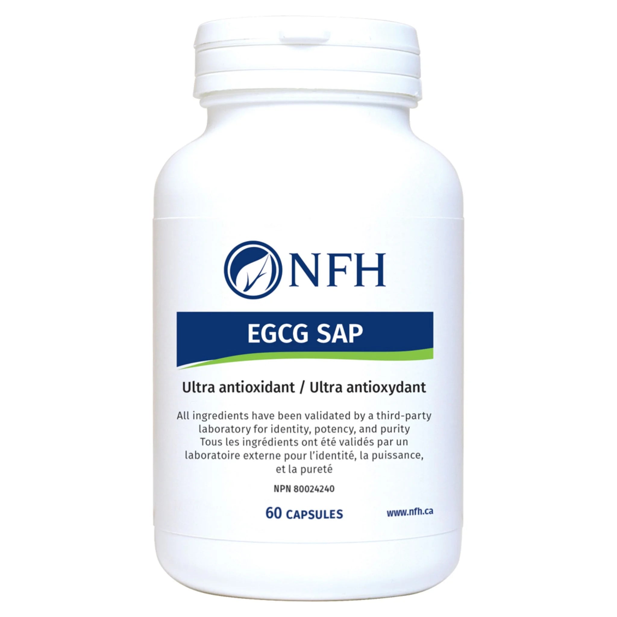NFH EGCG SAP 60 capsules - Nature's Source Inc