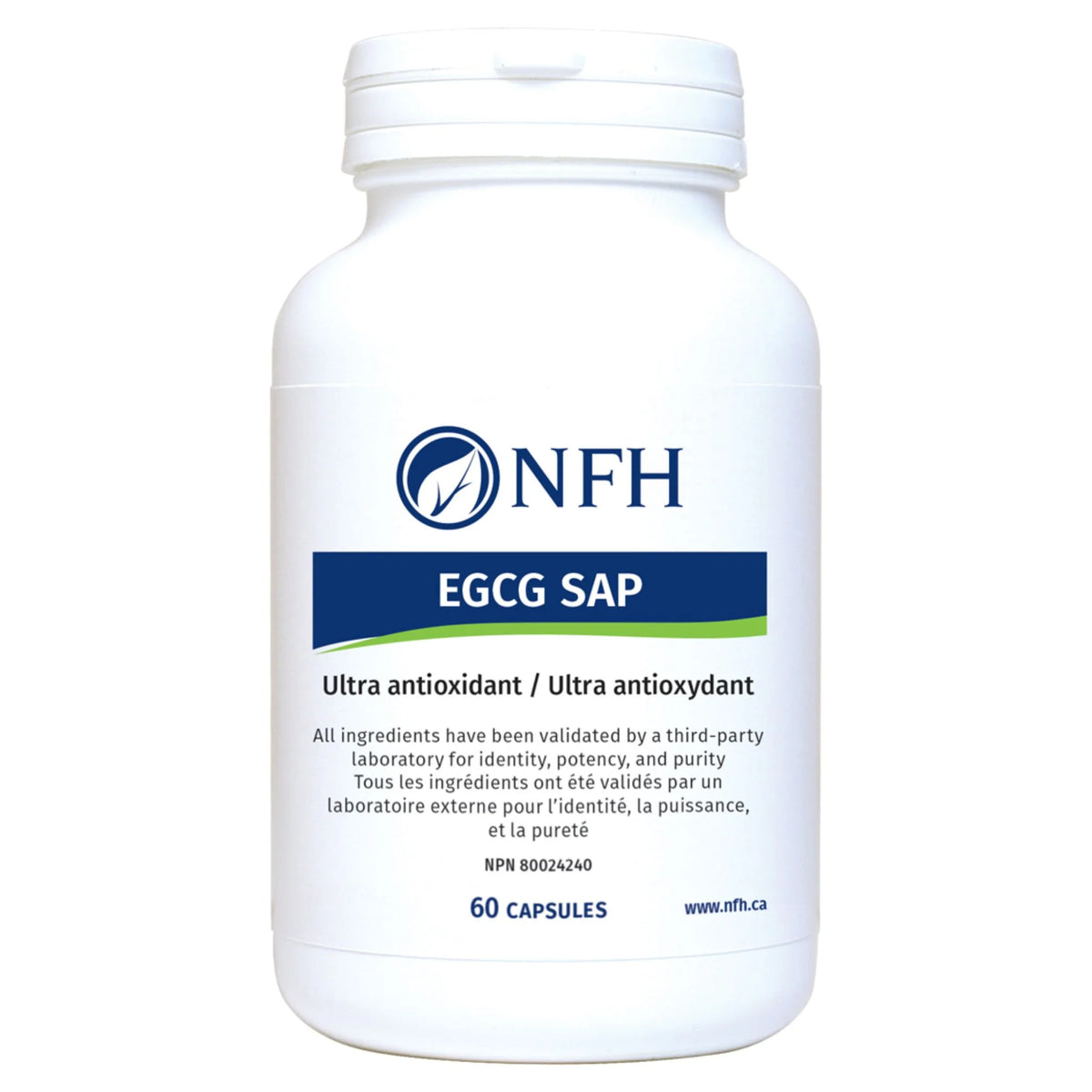 NFH EGCG SAP 60 capsules - Nature's Source Inc