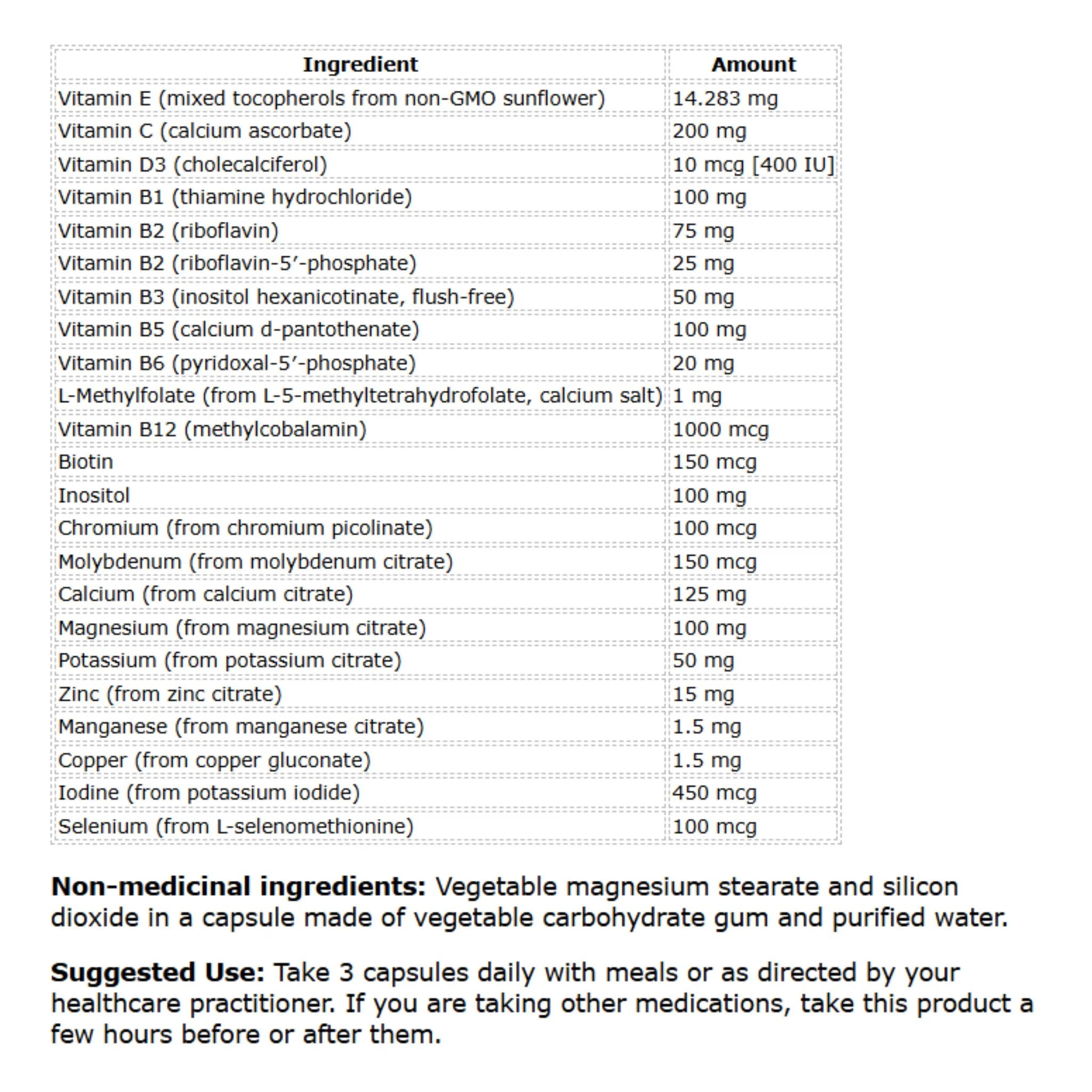 NFH Multi SAP 180 Capsules