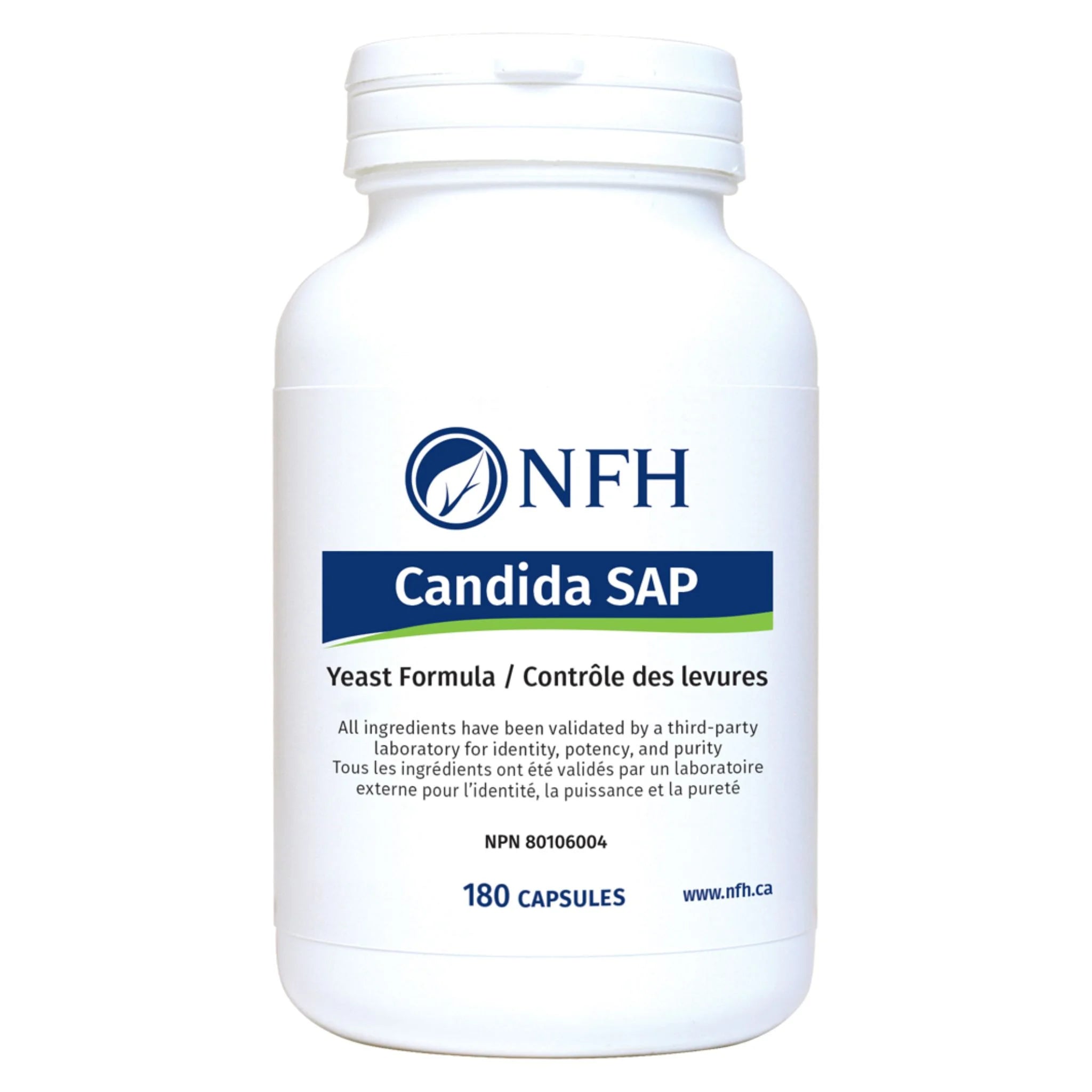 NFH Candida SAP 180 capsules - Nature's Source Inc