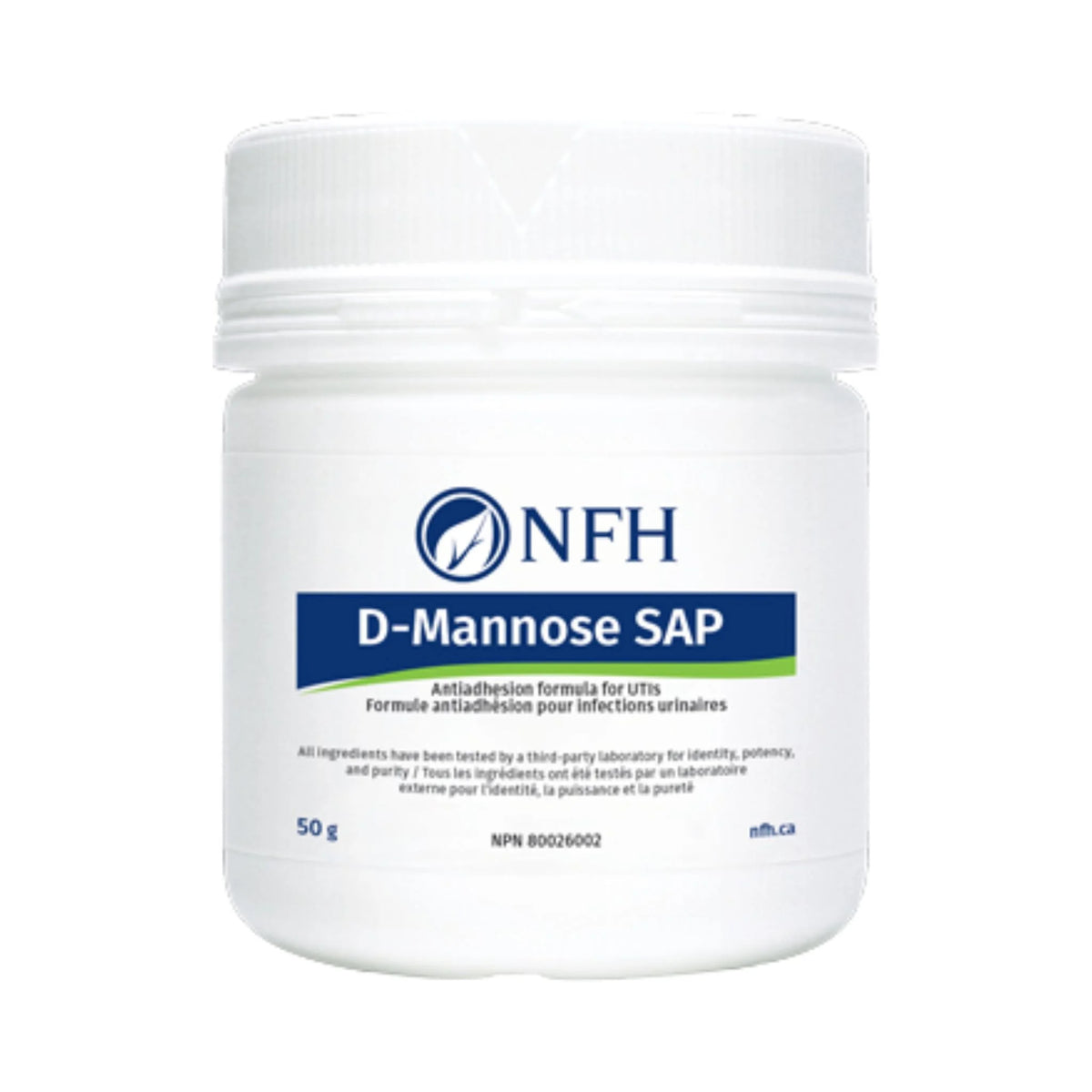 NFH D-Mannose SAP (Anti-Adhesion Formula for UTIs) 50 g