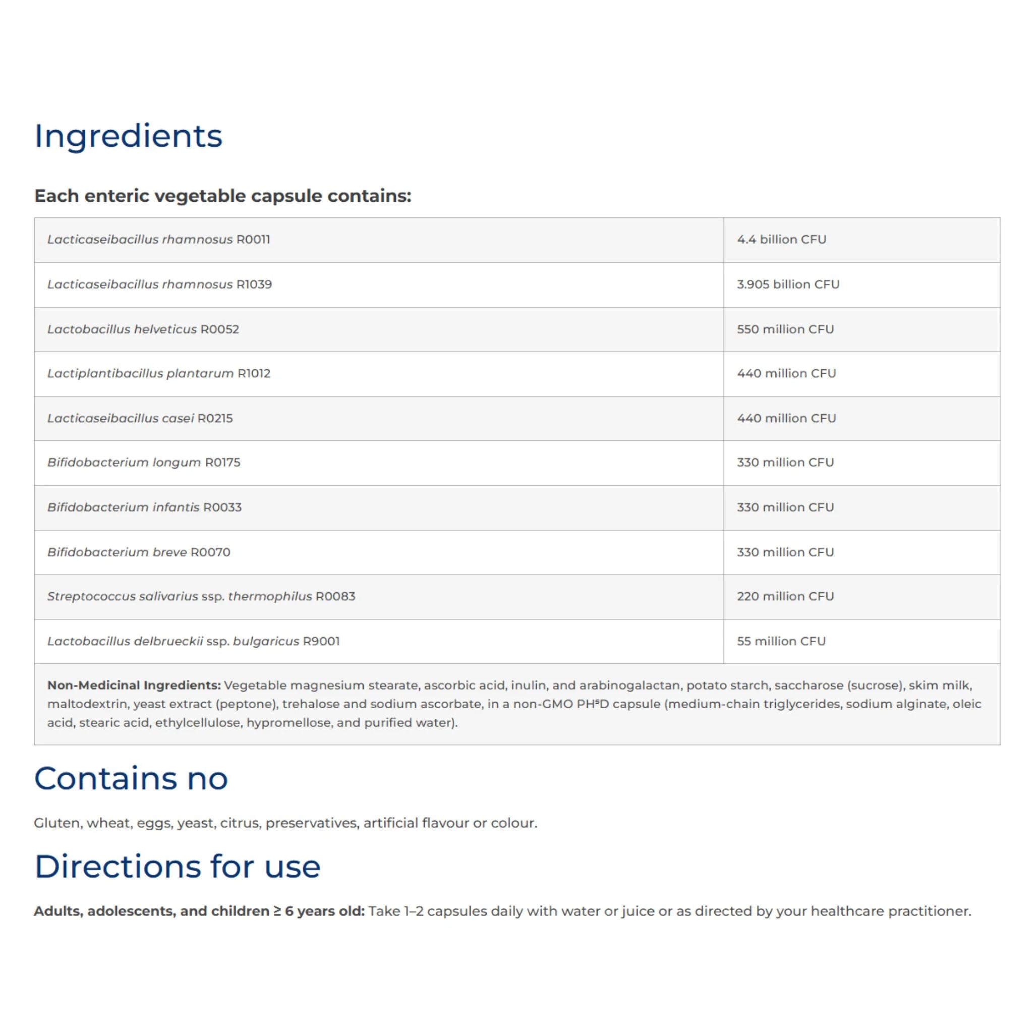 NFH ProBio SAP 180, 180 Capsules