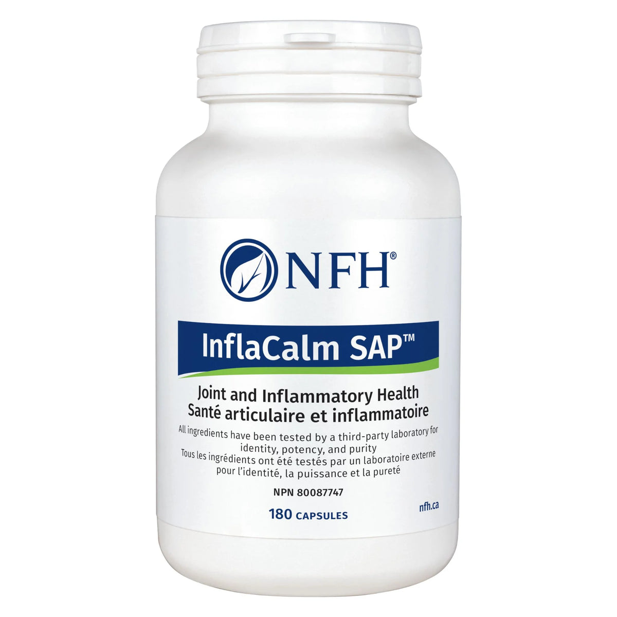 Buy NFH InflaCalm SAP 180 Capsules Online - Nature's Source