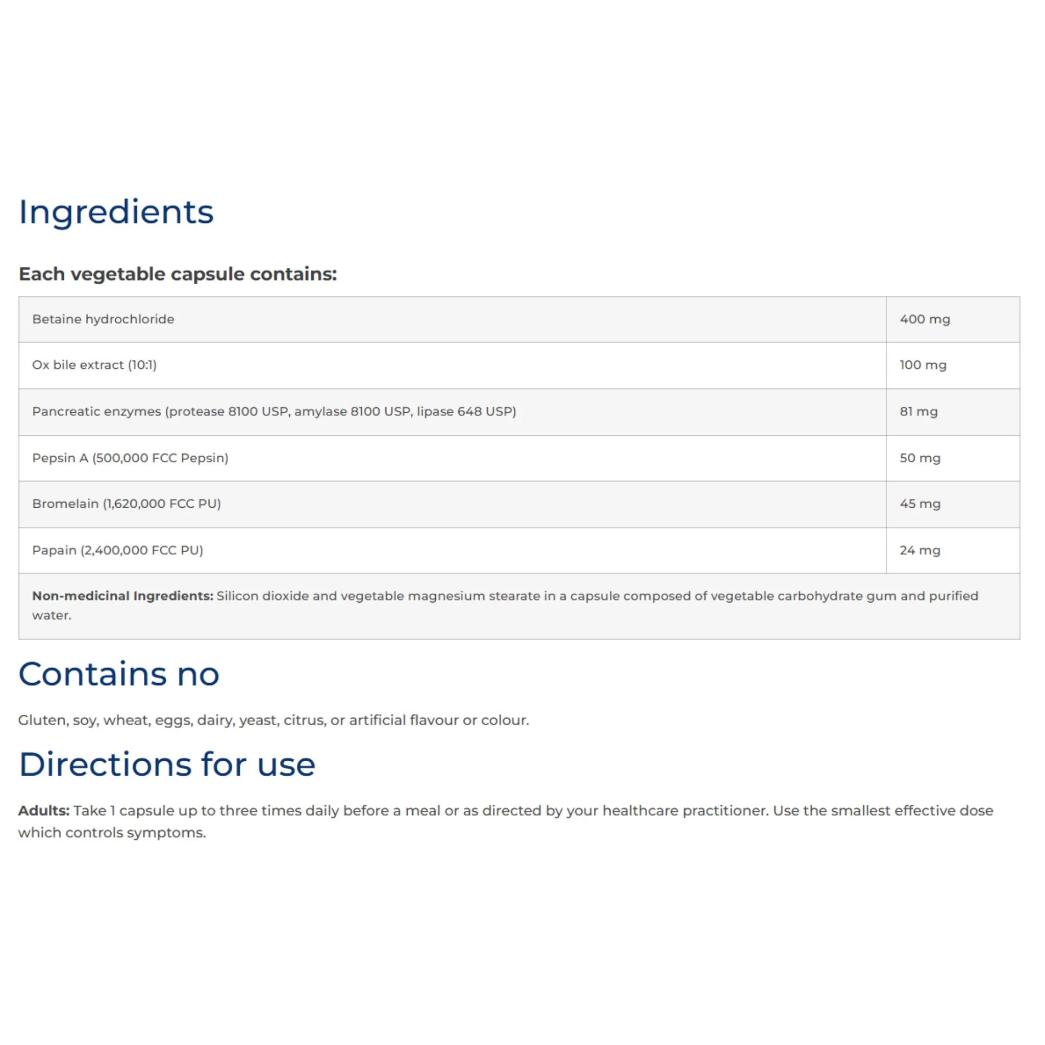 NFH Digestive Enzymes SAP, 90 Capsules