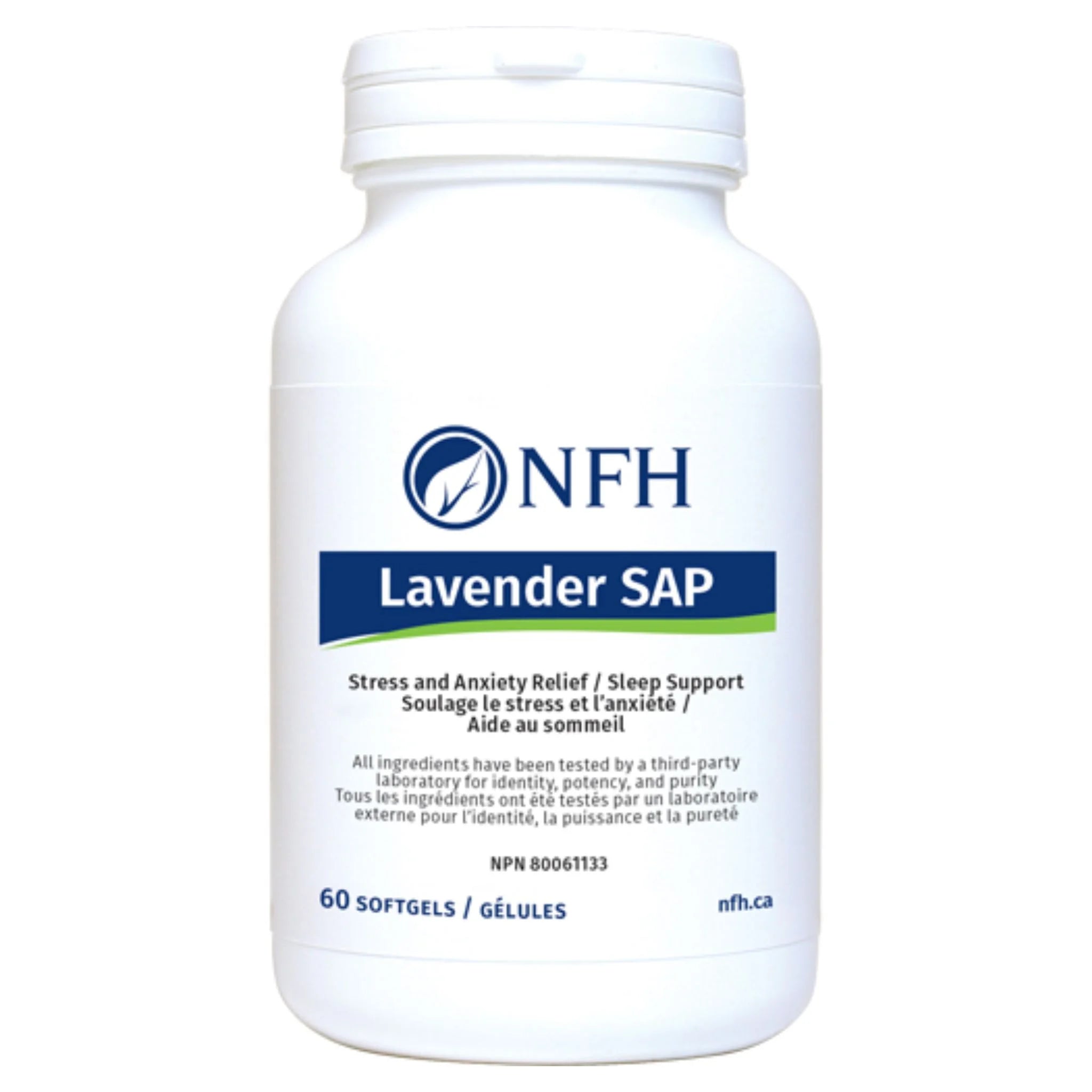 NFH Lavender SAP 60 Softgels - Nature's Source Inc