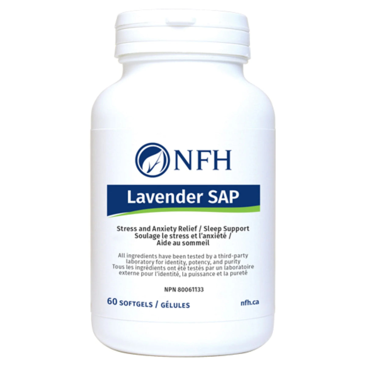 NFH Lavender SAP 60 Softgels - Nature's Source Inc
