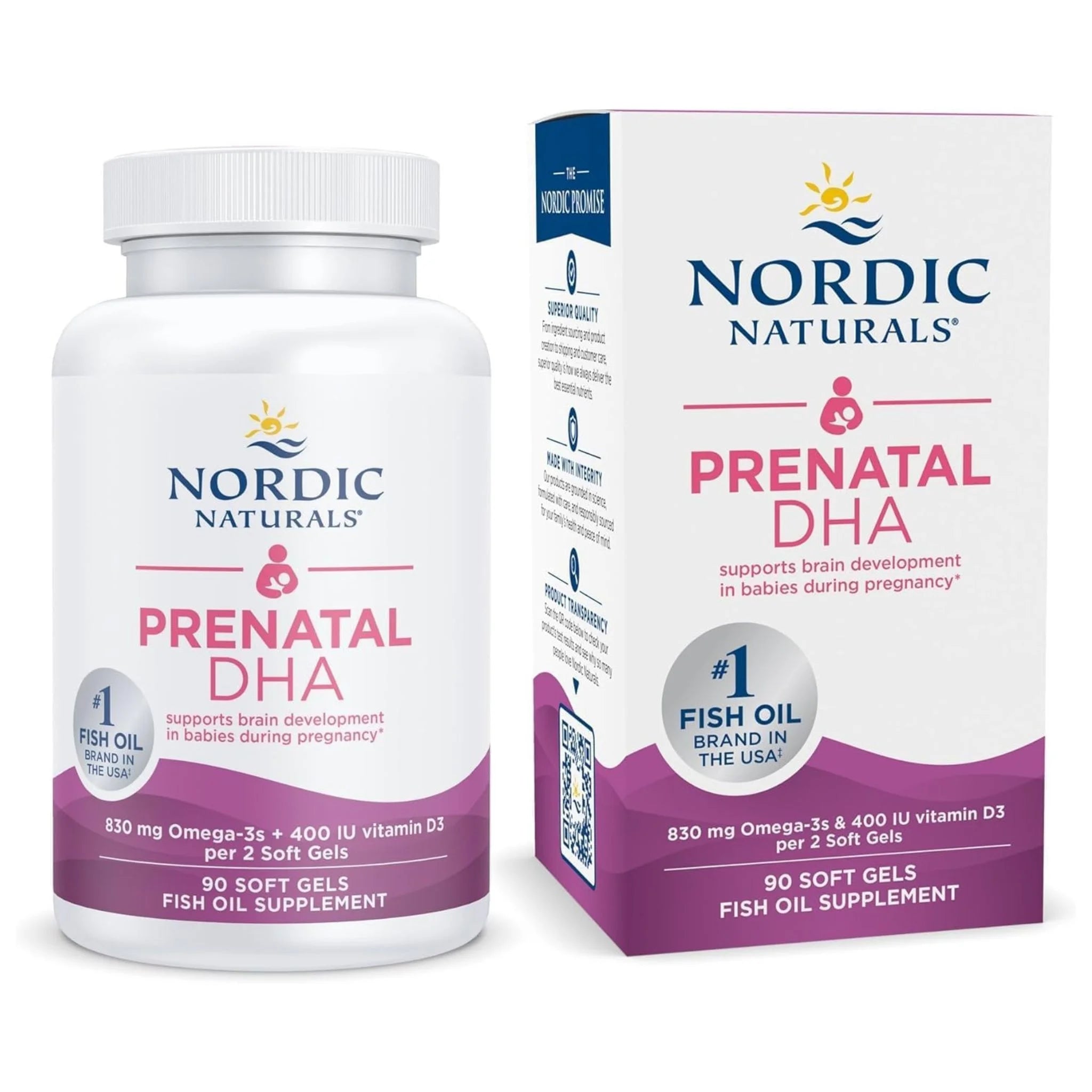 Nordic Naturals Prenatal DHA 90 Softgel - Nature's Source Inc