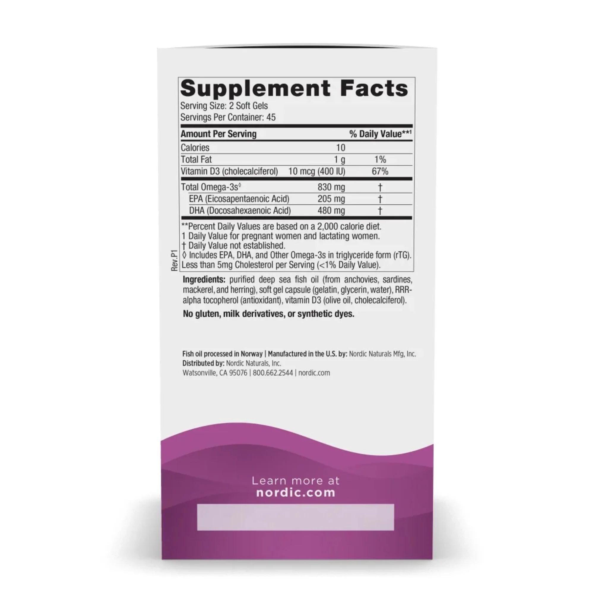 Nordic Naturals Prenatal DHA 90 Softgel - Nature's Source Inc