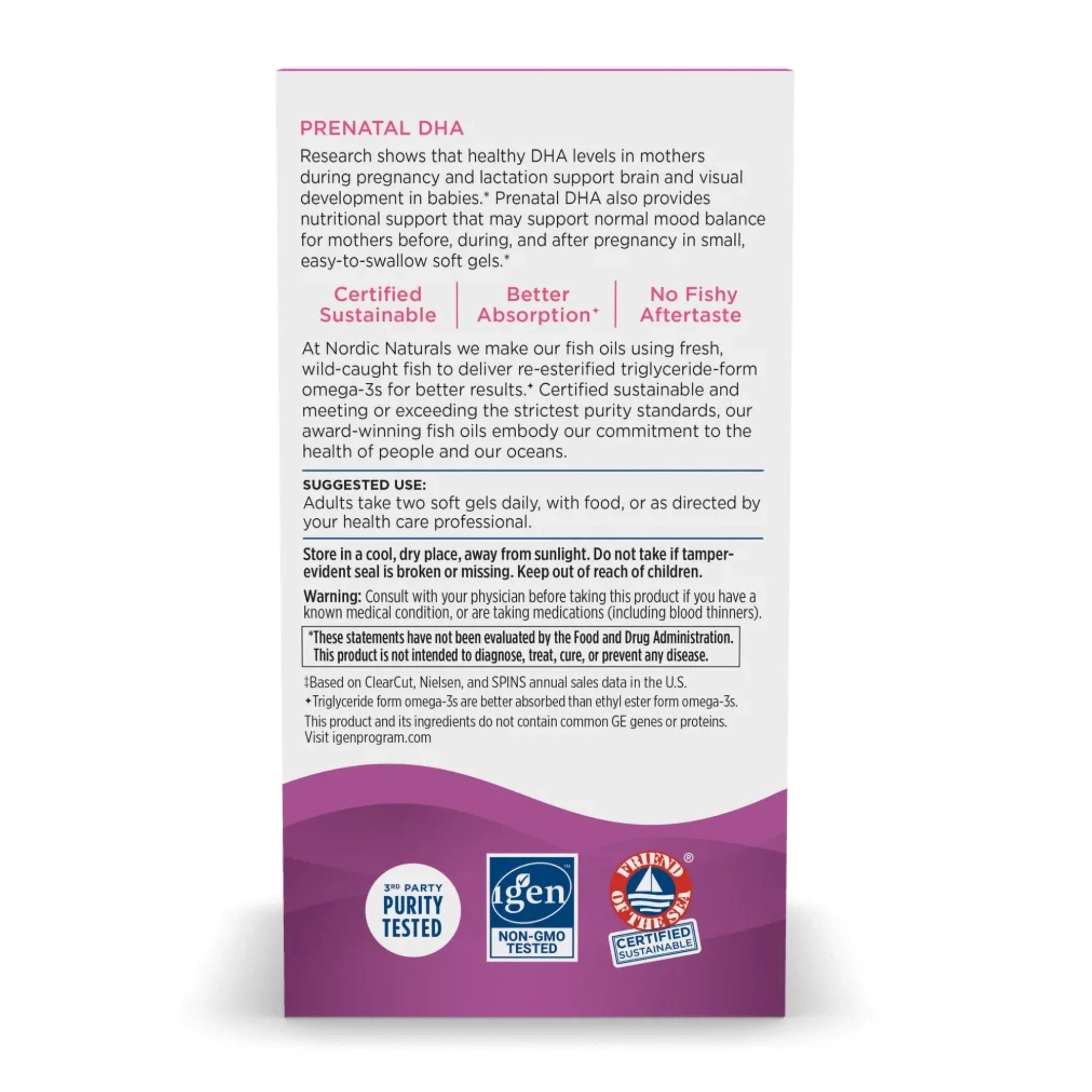Nordic Naturals Prenatal DHA 90 Softgel - Nature's Source Inc