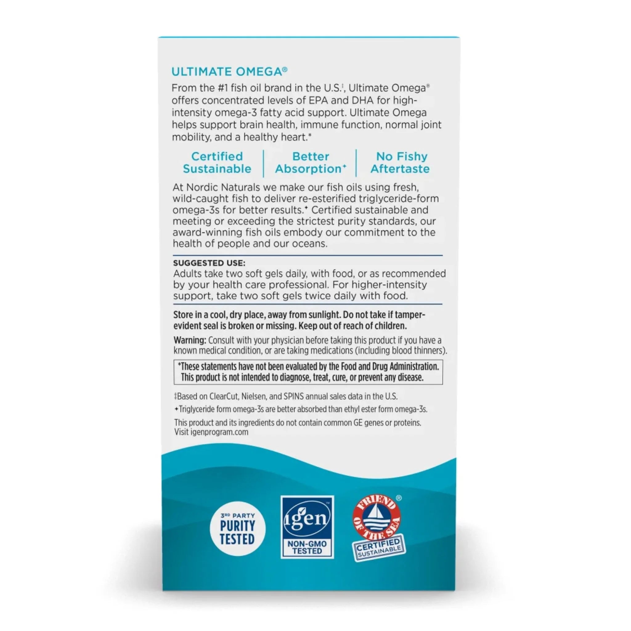 Nordic Naturals Ultimate Omega 60 Softgels - Nature's Source Inc