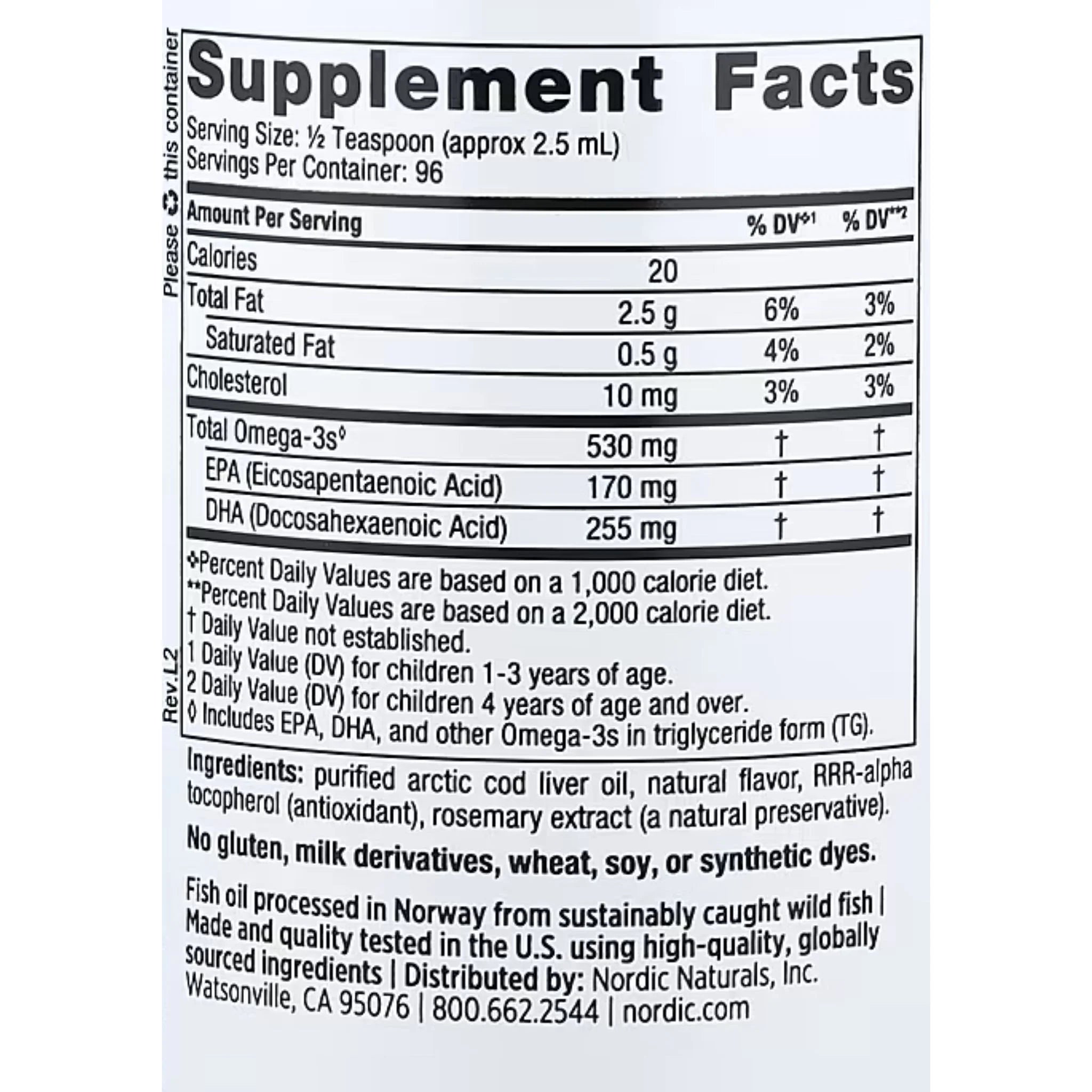 Nordic Naturals Children's DHA 237ml - Nature's Source Inc