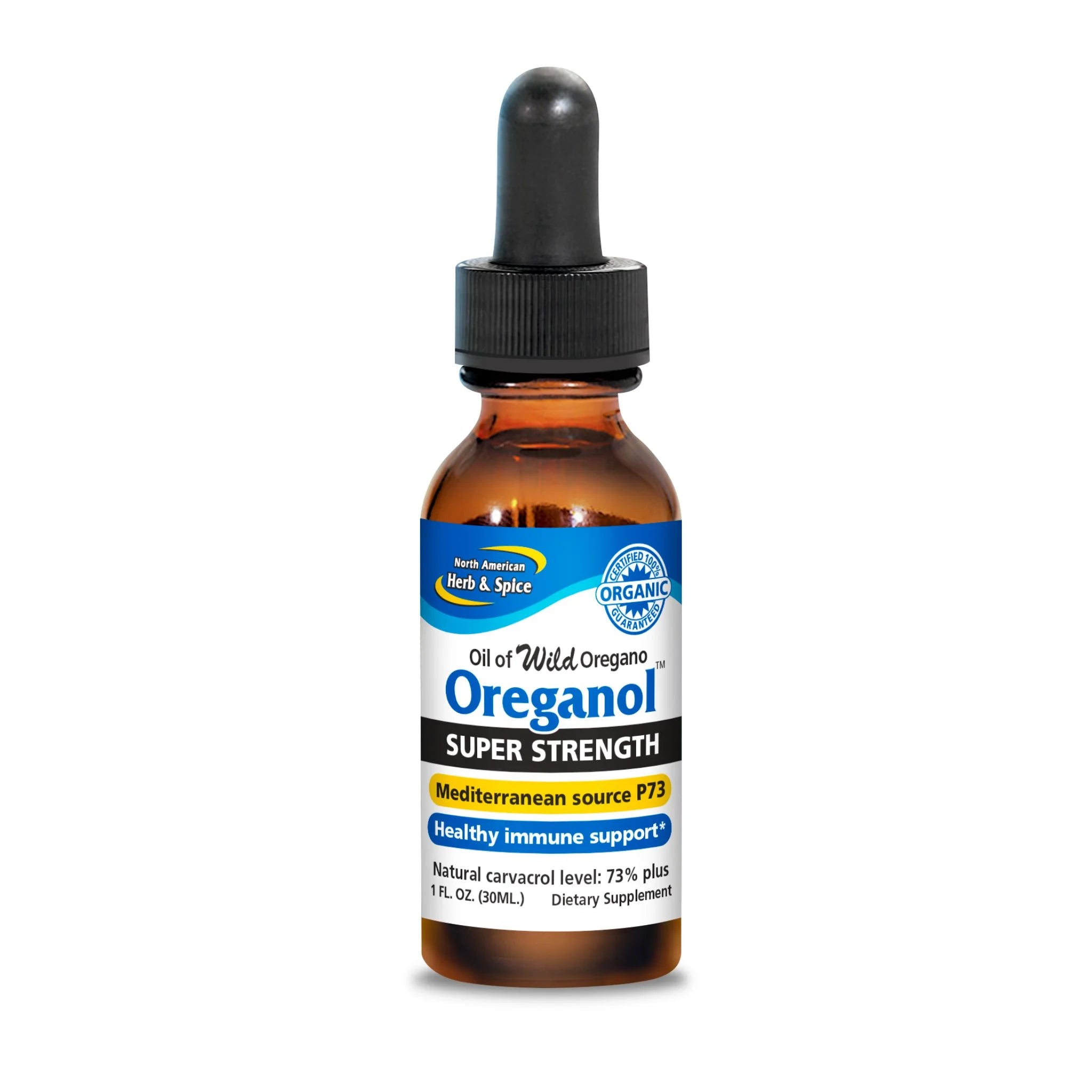 North American Herb & Spice Oreganol P73 Super Strength 30ml - Nature's Source Inc