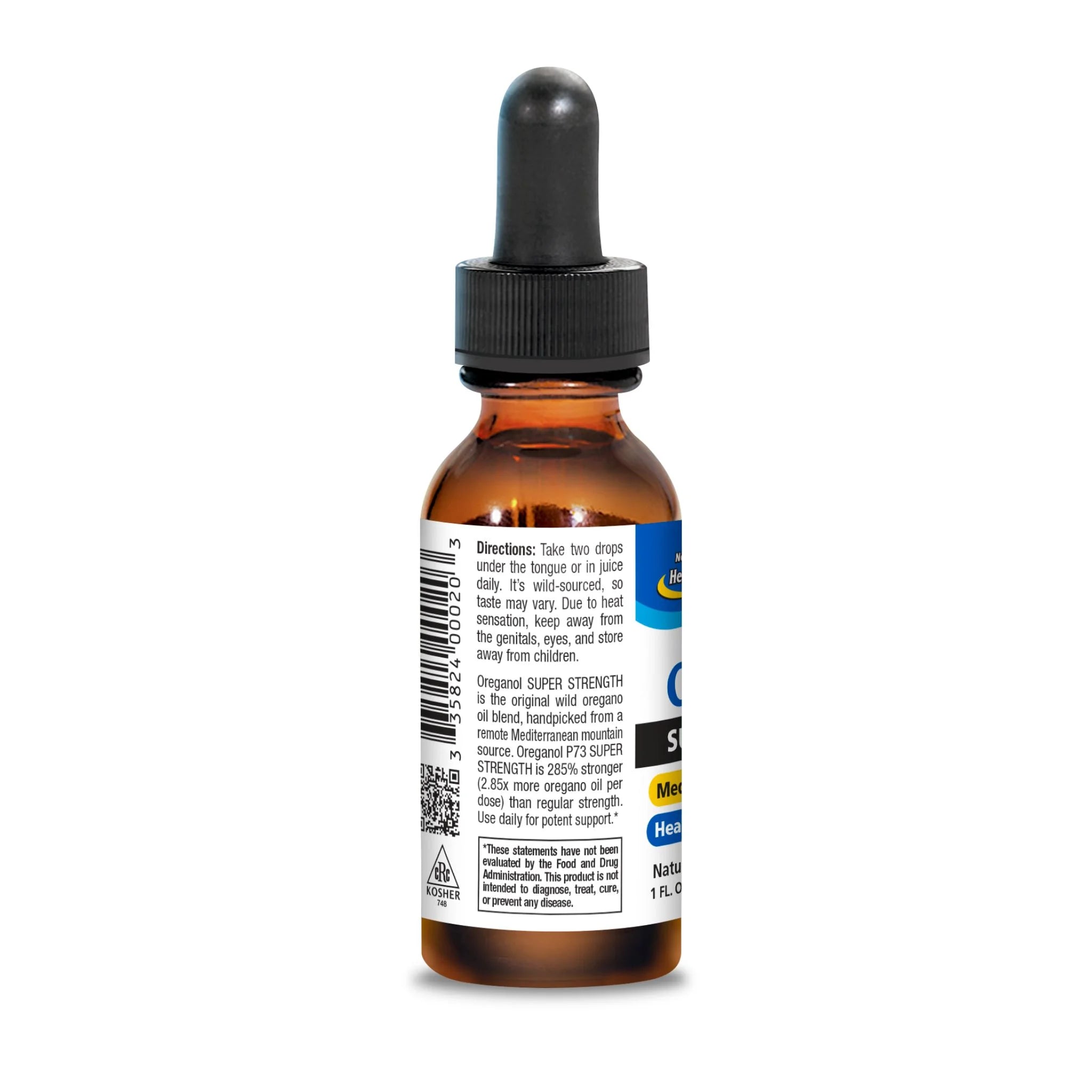 North American Herb & Spice Oreganol P73 Super Strength 30ml - Nature's Source Inc