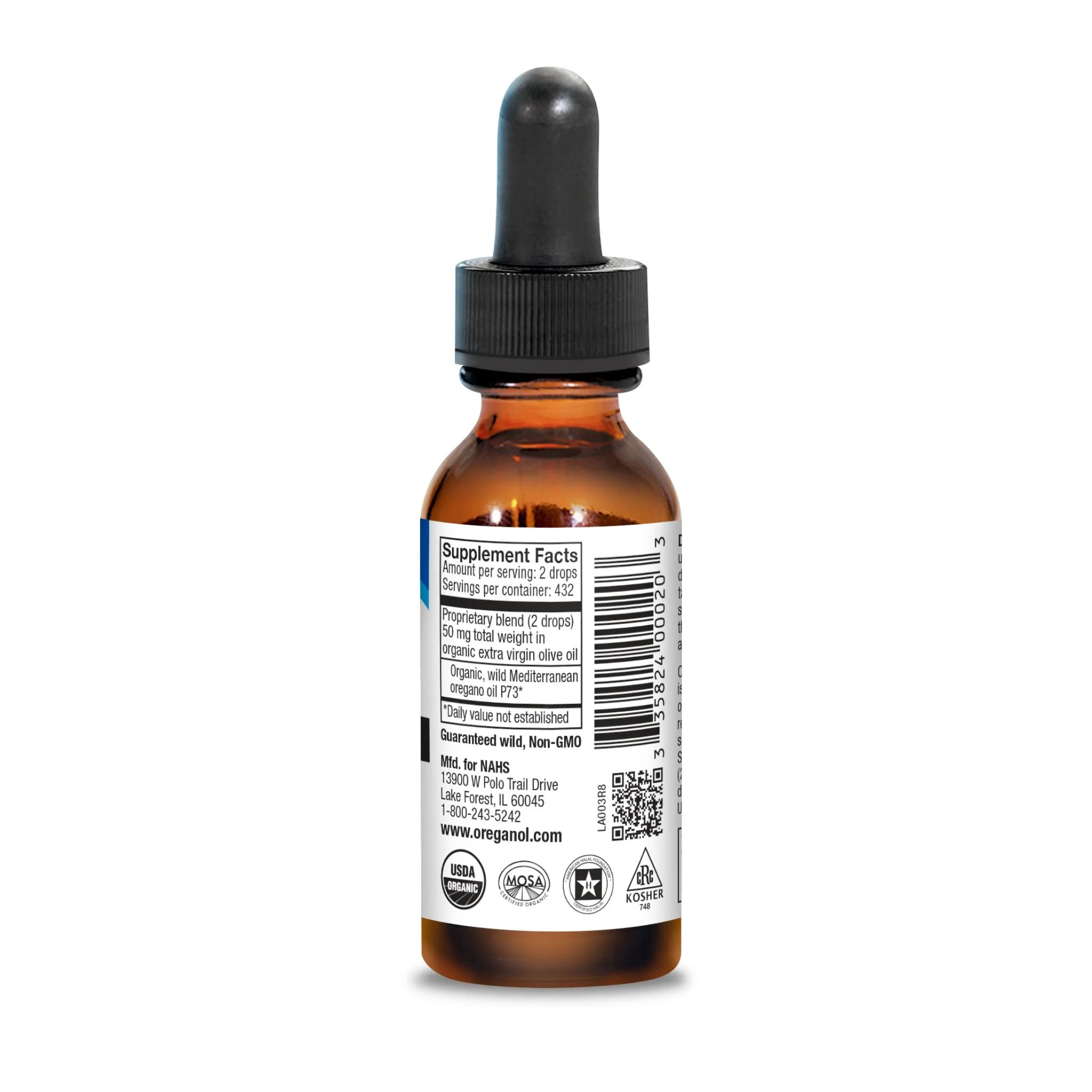 North American Herb & Spice Oreganol P73 Super Strength 30ml - Nature's Source Inc
