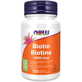 Now Biotin 1000 mcg 100 Veg Capsules